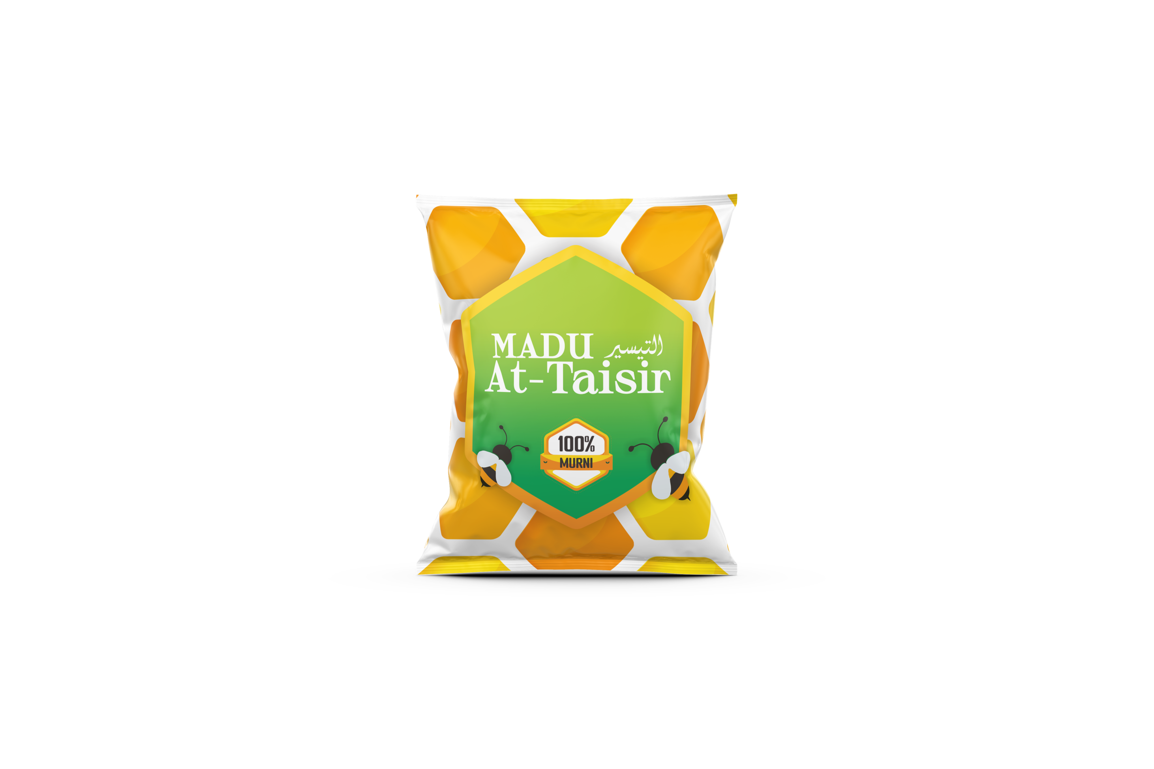 Chips bag with matte, glossy and metallic finish_logo madu