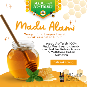 Dari perut lebah itu keluar minuman (madu) yang bermacam-macam warnanya, di dalamnya terdapat obat yang menyembuhkan bagi manusia. (QS. An-Nahl 69) (1)